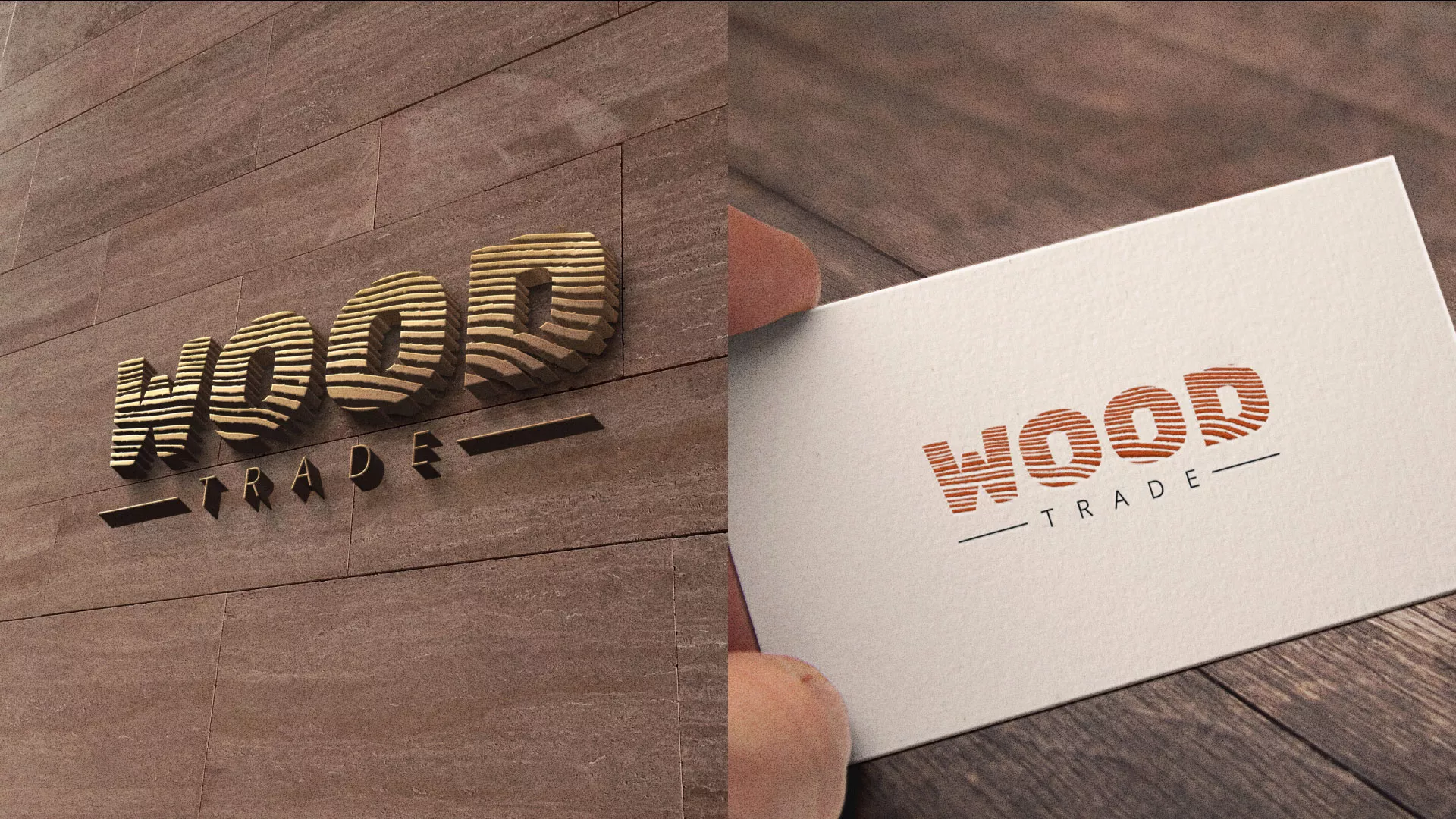 Разработка логотипа для компании «Wood Trade» в Симферополе