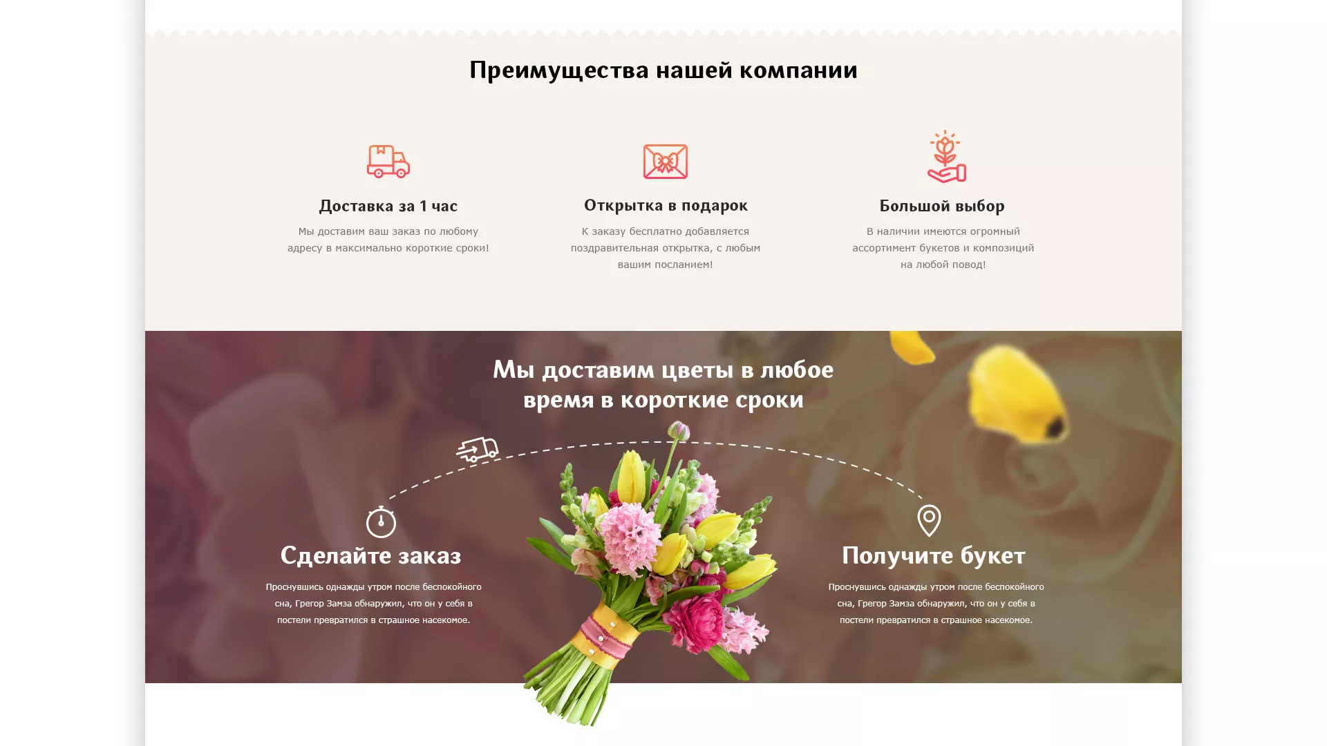Создание интернет-магазина «Букет-онлайн» по цветам в Симферополе