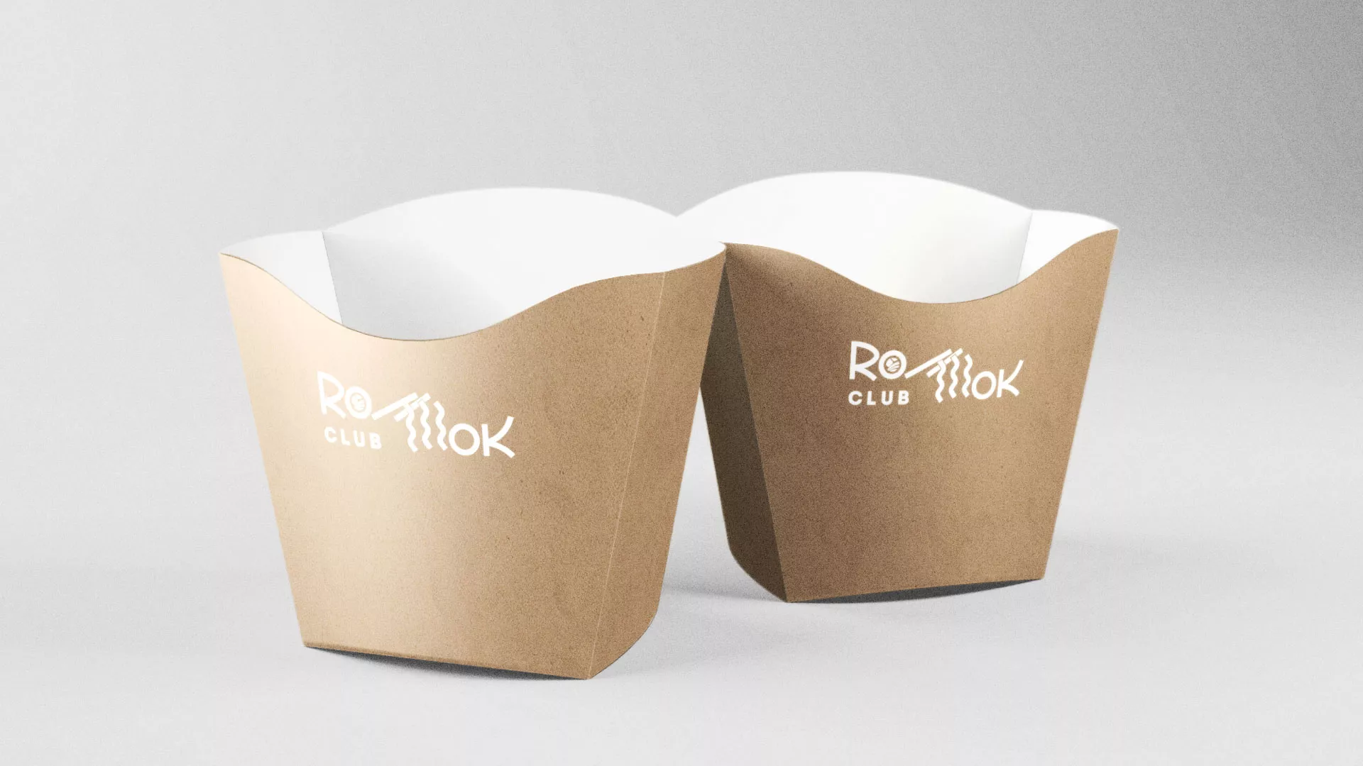 Создание логотипа суши-бара «Roll Wok Club» в Симферополе